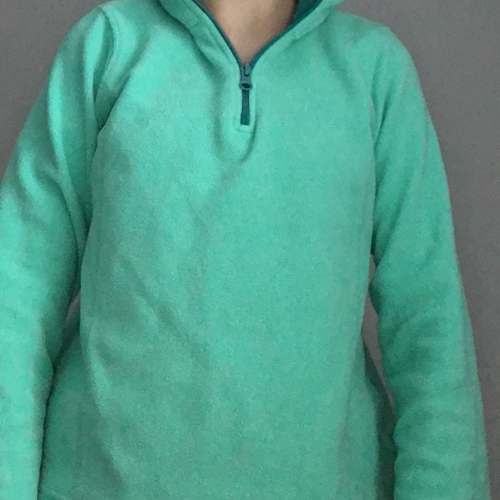 Teal Fleece Quarter Zip